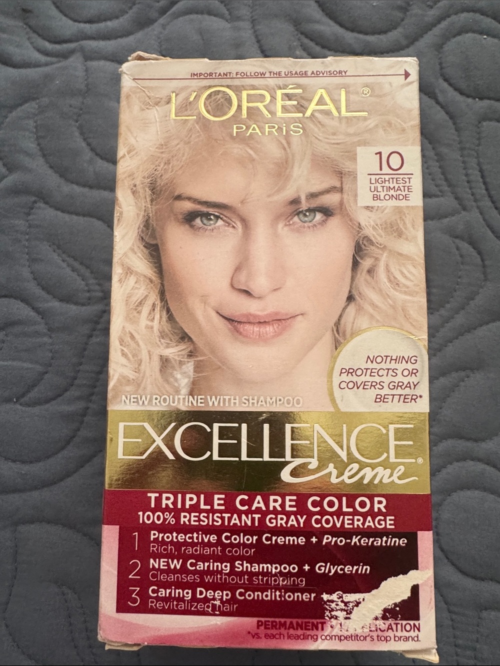 Excellence Creme 10 Lightest Ultimate Blonde - Triple Care Color